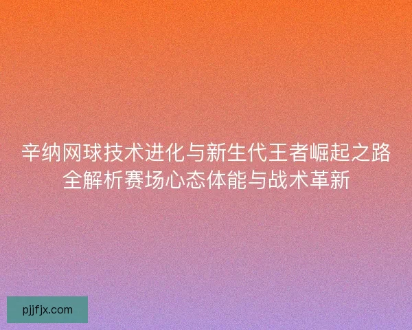 辛纳网球技术进化与新生代王者崛起之路全解析赛场心态体能与战术革新